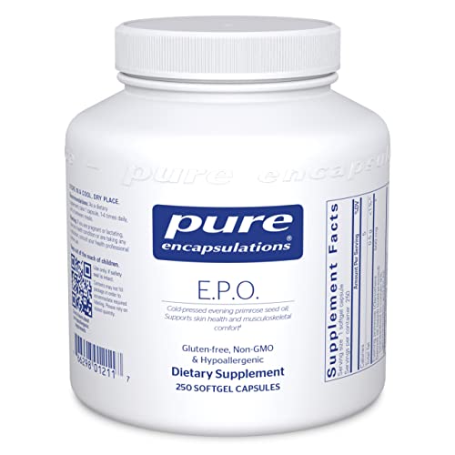 Pure Encapsulations E.P.O. (Evening Primrose Oil) | Hypoallergenic Dietary Supplement Containing 9% GLA | 250 Softgel Capsules