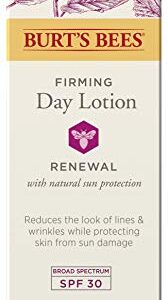 Burt's Bees Renewal Day Lotion SPF 30, Firming Face Lotion, 1.8 Ounces