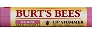 Burt's Bees Lip Shimmer - Guava, 0.09 Ounces each (Value Pack of 5)