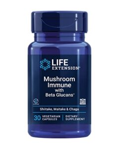 life extension mushroom immune with beta glucans