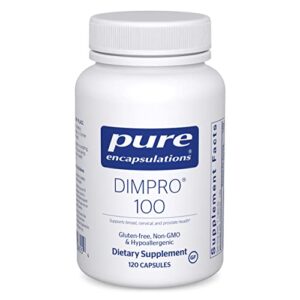 pure encapsulations dimpro 100 | antioxidant supplement to support hormone metabolism, and breast health* | 120 capsules
