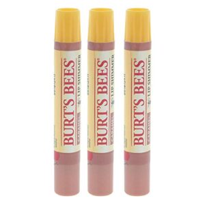 burt’s bees lip shimmer, caramel, 0.09 ounces each (value pack of 3)