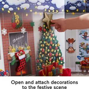 Fisher-Price Little People Advent Calendar, Christmas playset, 24 Toys for Pretend Play, Gift for Toddlers and Preschool Kids Ages 1 to 5 Years