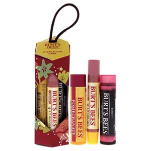 burts bees i0110112 3 piece mistletoe kiss kit for unisex