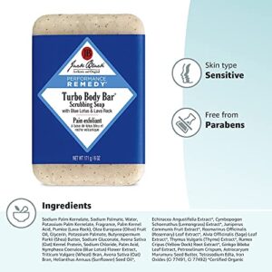 Jack Black , Turbo Body Bar Scrubbing Soap, 6 Ounce (Pack of 1)