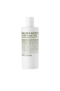 malin + goetz rum hand + body wash — cleansing, purifying, hydrating women and men’s , all skin types, dry, sensitive. no stripping or irritation. cruelty-free and vegan 16 fl oz