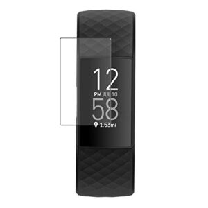 puccy 3 pack screen protector film, compatible with fitbit charge 4 tpu guard （ not tempered glass protectors ）