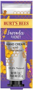 burt’s bees lavender & honey hand cream with shea butter, 1 oz (package may vary)