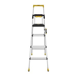 cosco 6 ft commercial aluminum project ladder (yellow)