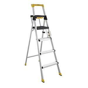 COSCO 6 ft Commercial Aluminum Project Ladder (Yellow)