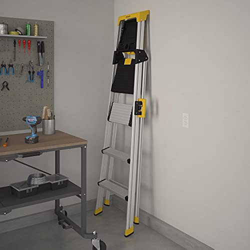 COSCO 6 ft Commercial Aluminum Project Ladder (Yellow)