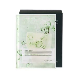 Pyunkang Yul Ceramide Calming Mask Pack 10 PCS - Korean Face Mask Skin Care Products - Beauty Face Mask Containing Panthenol, Hyaluronic Acid, Tea Tree, Shea Butter, Squalene and Cica - Korean Beauty