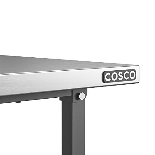 COSCO 66771DKG1E Smart Stainless Steel Folding Workbench, Dark Gray