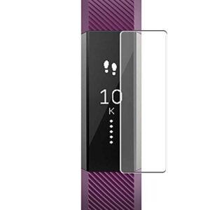 puccy 4 pack screen protector film, compatible with fitbit alta/fitbit alta hr tpu guard （ not tempered glass protectors ）
