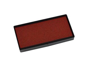 cosco 065318 premium replacement ink pad for self-inking cosco 2000 plus p40 stamp, 1-1/4″ x 2-1/2″, red ink