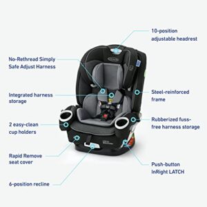 Graco 4Ever DLX SnugLock Grow™ 4-in-1 Car Seat, Richland