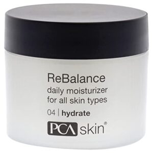 pca skin rebalance daily face moisturizer – moisturizing anti aging facial cream with antioxidants & hydrating niacinamide for normal / sensitive skin (1.7 oz)