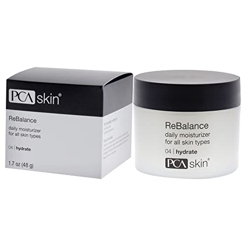 PCA SKIN ReBalance Daily Face Moisturizer - Moisturizing Anti Aging Facial Cream with Antioxidants & Hydrating Niacinamide for Normal / Sensitive Skin (1.7 oz)