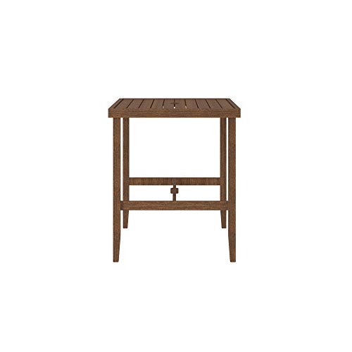 Cosco Outdoor Living 88467QDBE Cosco Outdoor Furniture Bar Table, Brown