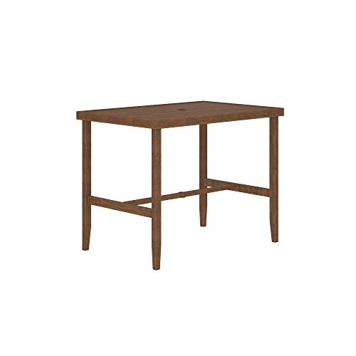 Cosco Outdoor Living 88467QDBE Cosco Outdoor Furniture Bar Table, Brown