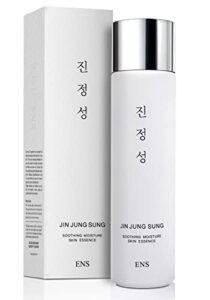 jin jung sung soothing non-sticky face moisturizer essence serum 5 oz oily dry sensitive skin tone evening deep inner moisturizing 7-hyaluronic acids beta-glucan niacinamide men women korean skincare