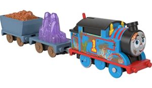 thomas & friends motorized toy train crystal caves thomas battery-powered engine with cargo for ages 3+ years