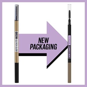 Maybelline Brow Ultra Slim Defining Eyebrow Makeup Mechanical Pencil With 1.55 MM Tip And Blending Spoolie For Precisely Defined Eyebrows, Blonde, 0.003 oz.