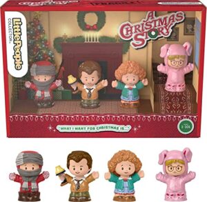 little people collector a christmas story special edition figure set in display gift box for adults & fans, 4 figurines [amazon exclusive]