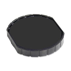 cosco r 50 round stamp replacement pad, black ink