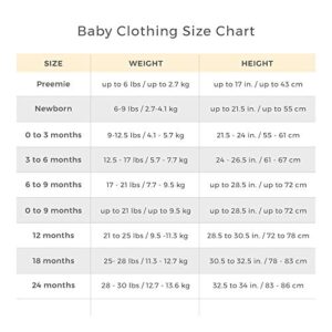 Burt's Bees Baby unisex baby Pants, of 2 Lightweight Knit Infant Bottoms, 100% Organic Cotton and Toddler Layette Set, Grey Solid/Stripes, 18 Months US