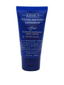 kiehl’s ultimate brushless all skin types shave cream for men, white eagle, 6 ounce