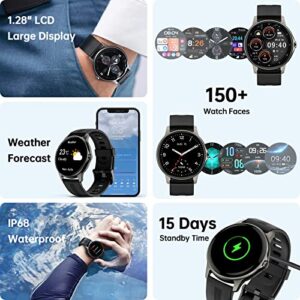 Smart Watches for Men (Answer/Make Call) 100 Sport Modes Fitness Tracker Heart Rate Blood Oxygen Sleep Monitor IP68 Waterproof Fitness Watch Activity Tracker and Smartwatches iPhone Android Compatible