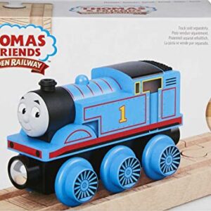 Thomas & Friends Wooden Railway Toy Train Thomas Push-Along Wood Engine For Toddlers & Preschool Kids Ages 2+ Years