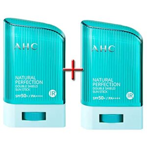 [ 1+1 ] ahc natural perfection double shield sun stick 22g spf50+ pa++++ a.h.c