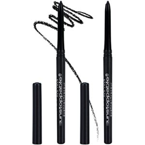 maybelline unstoppable waterproof mechanical eyeliner, onyx, 2 count