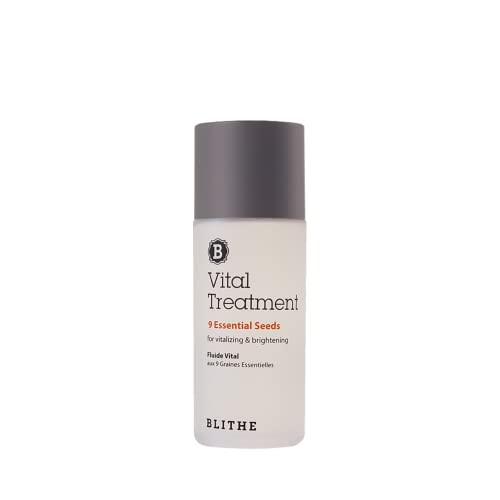 Blithe Vital Treatment 9 Essential Seeds Niacinamide Brightening Toner - Korean Skin Essence Green Tea Toner for Face, Clarifying Oily Skin Vitalizing & Brightening Dark Spots 1.83 Fl Oz