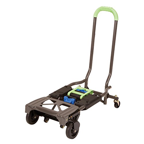 Cosco 12222PBG1E Shifter 300-Pound Capacity Multi-Position Heavy Duty Folding Dolly, Green Hand-Trucks & Shoulder Dolly Moving Straps