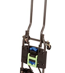 Cosco 12222PBG1E Shifter 300-Pound Capacity Multi-Position Heavy Duty Folding Dolly, Green Hand-Trucks & Shoulder Dolly Moving Straps