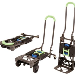 Cosco 12222PBG1E Shifter 300-Pound Capacity Multi-Position Heavy Duty Folding Dolly, Green Hand-Trucks & Shoulder Dolly Moving Straps