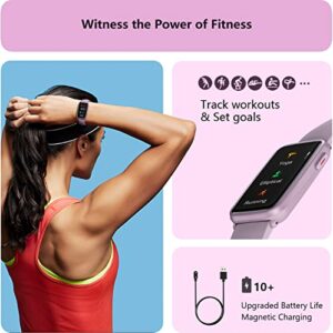 MorePro Fitness Tracker with Blood Pressure and Blood Oxygen, Fitness Watch with Heart Rate Monitor Health Sleep Tracking, Waterproof Smart Watch Activity Tracker Step Tracker for Women Men Kids