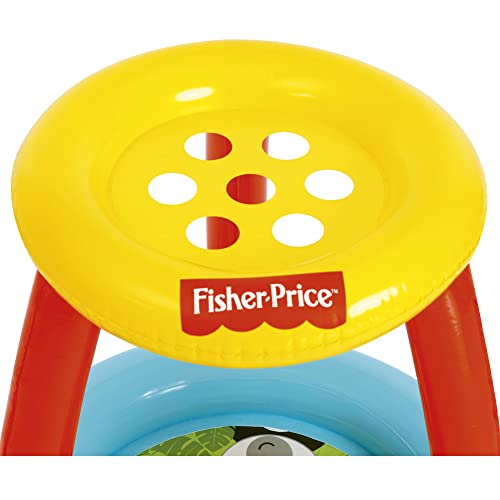 Fisher-Price® Animal Friends Ball Pit -Inflatable, Indoor/ Outdoot Use, 35x33in, Includes 15 Play Balls, Preschool Ages 2+