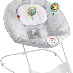 Fisher-Price See & Soothe Deluxe Bouncer - Hearthstone, soothing baby seat for infants and newborns [Amazon Exclusive]