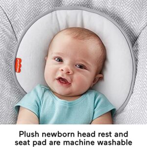 Fisher-Price See & Soothe Deluxe Bouncer - Hearthstone, soothing baby seat for infants and newborns [Amazon Exclusive]