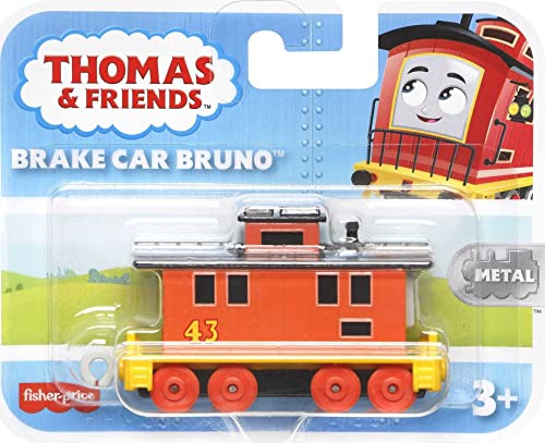 Thomas & Friends Toy Train, Brake Car Bruno Diecast Metal Push-Along Vehicle for Preschool Pretend Play Ages 3Y+