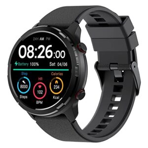 skg v9c smart watch for men women, smartwatch with gps for android & iphone, fitness tracker with heart rate, spo2, sleep monitor, ip68 waterproof, multi-sports, dials, outdoor compass, ideal gift