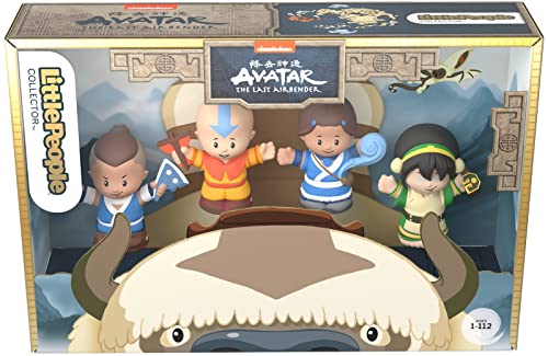 Little People Collector Avatar: The Last Airbender Special Edition Set In Display Gift Box For Adults & Fans, 4 Figures