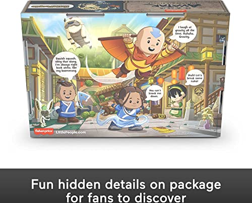 Little People Collector Avatar: The Last Airbender Special Edition Set In Display Gift Box For Adults & Fans, 4 Figures