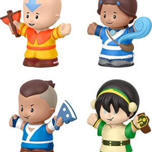 Little People Collector Avatar: The Last Airbender Special Edition Set In Display Gift Box For Adults & Fans, 4 Figures