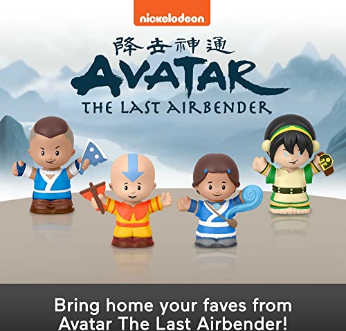 Little People Collector Avatar: The Last Airbender Special Edition Set In Display Gift Box For Adults & Fans, 4 Figures