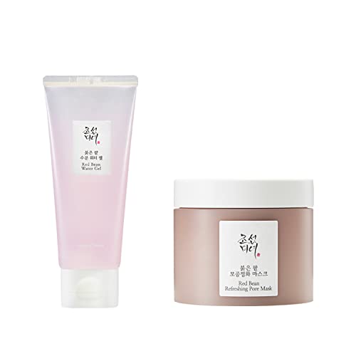 [Red Bean Line] Red Bean Water Gel + Red Bean Refreshing Pore Mask